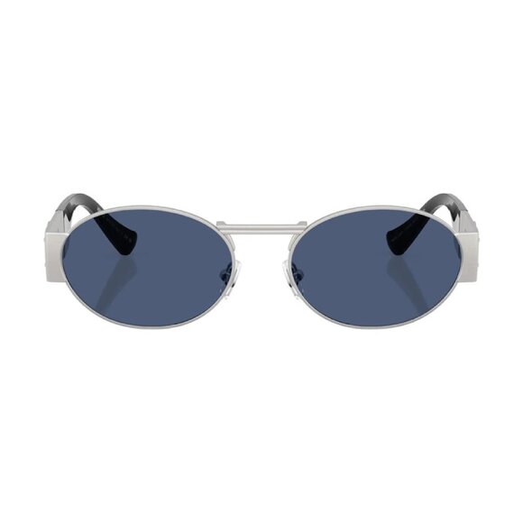 NEW VERSACE SUNGLASSES VE2264 1000/80 SILVER UNISEX EYEWEAR VERSACE MOD 2264 100
